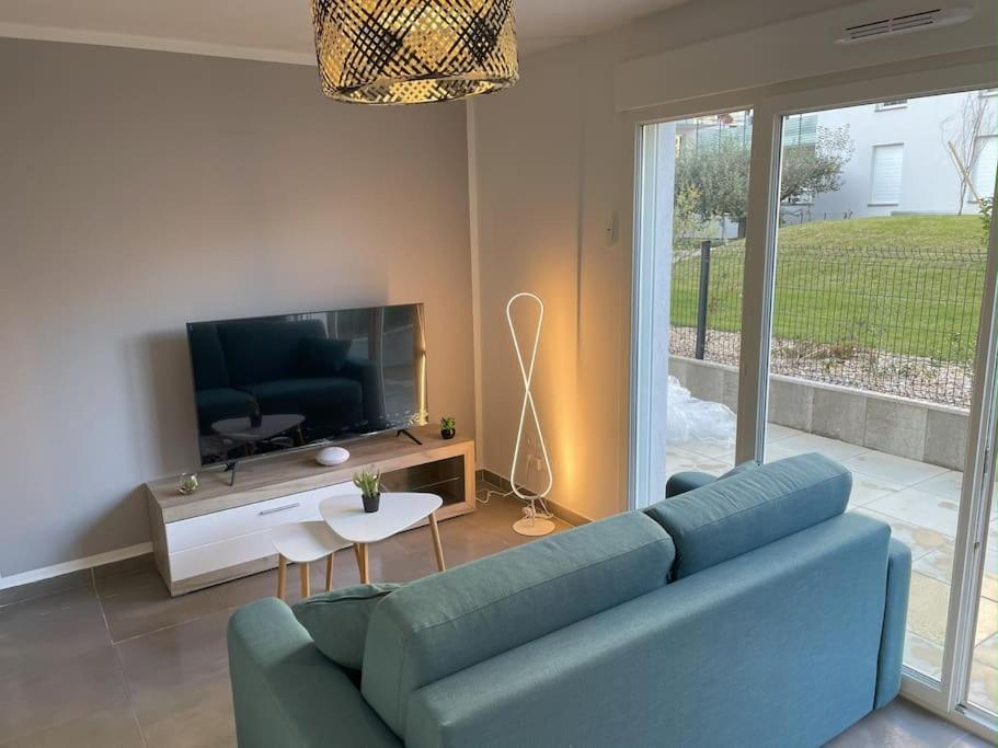 L'Appartement Bleu-T2-Annemasse Buitenkant foto